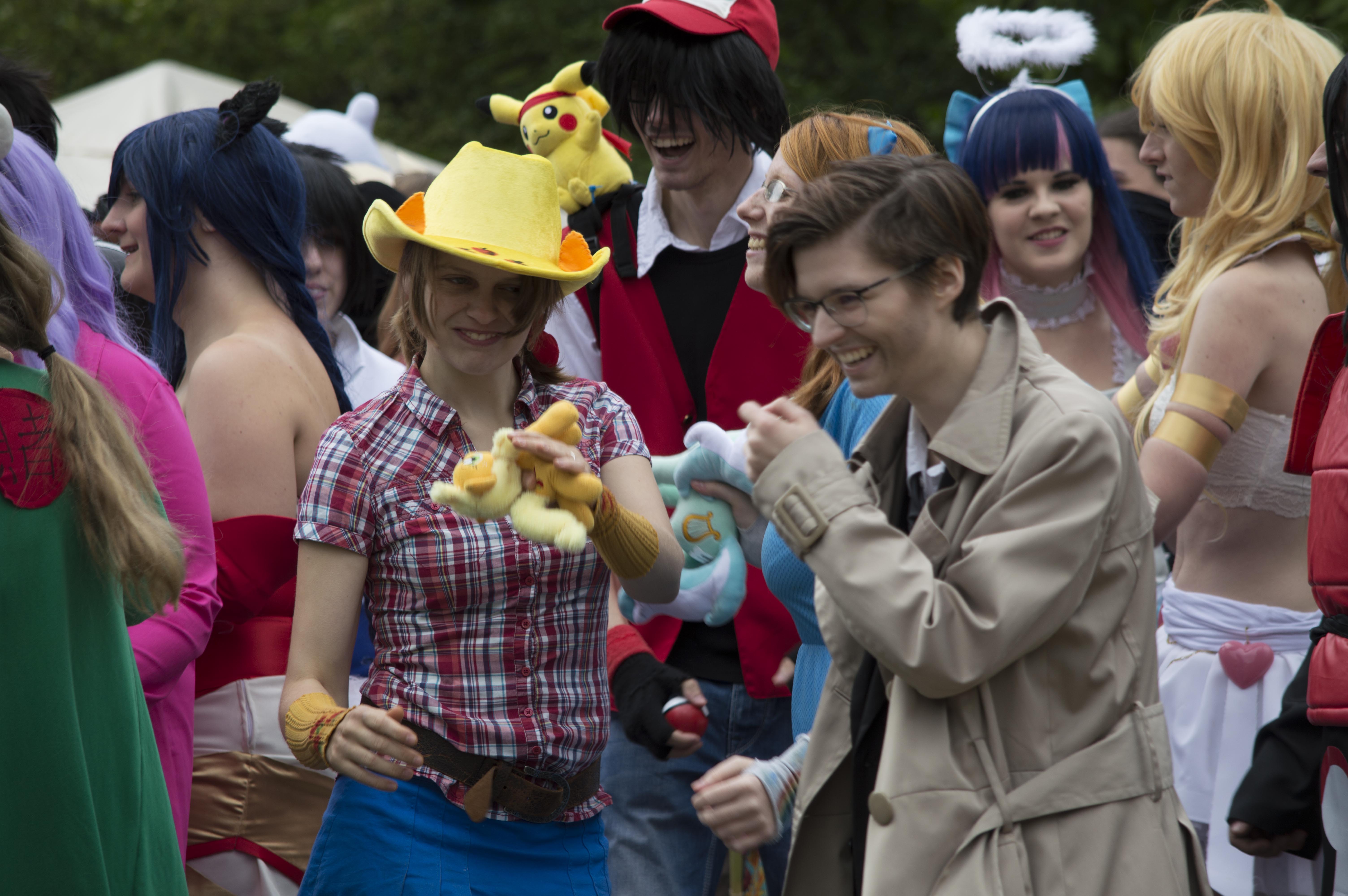 Cosplay- en mangafestival in de Japanse tuin